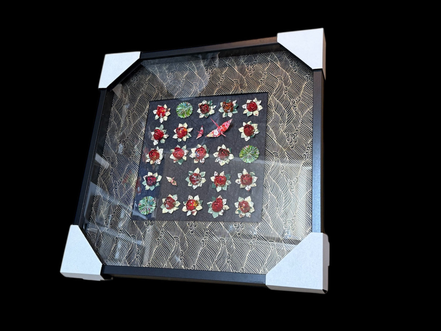 Sukha – 20x20 Origami Shadow Box (Made to Order)