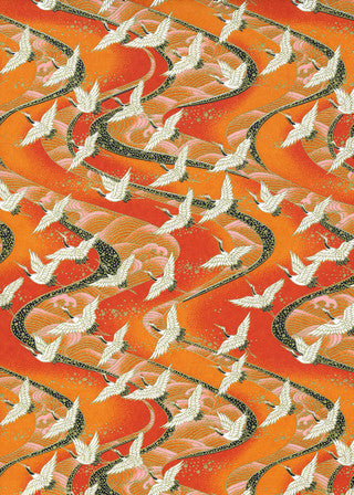 Orange- cranes