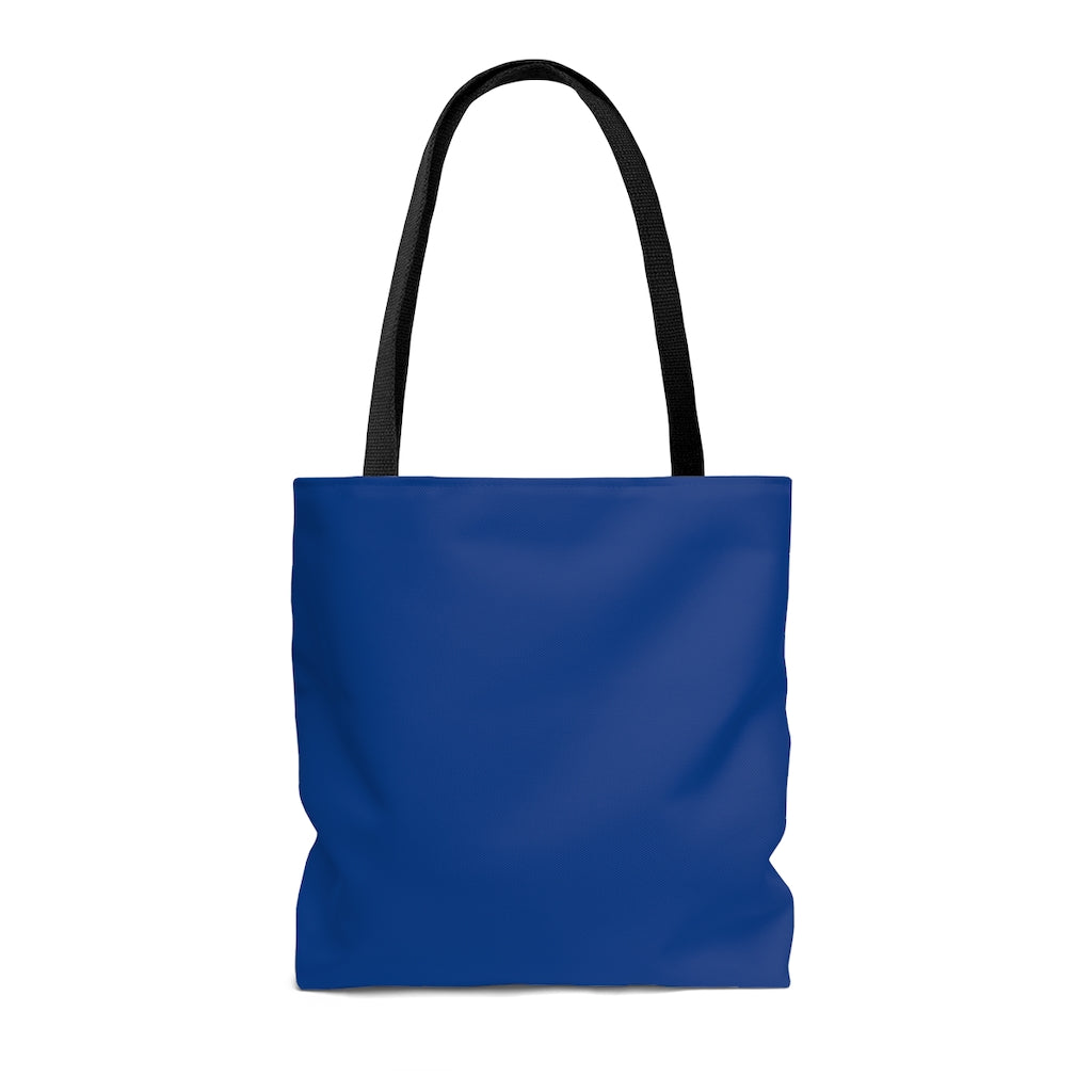 Japanese Tote Bag: Life Is a Treasure (Blue)