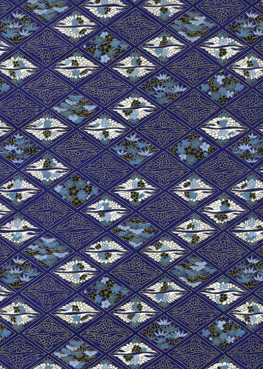 Blue and Purple Diamonds