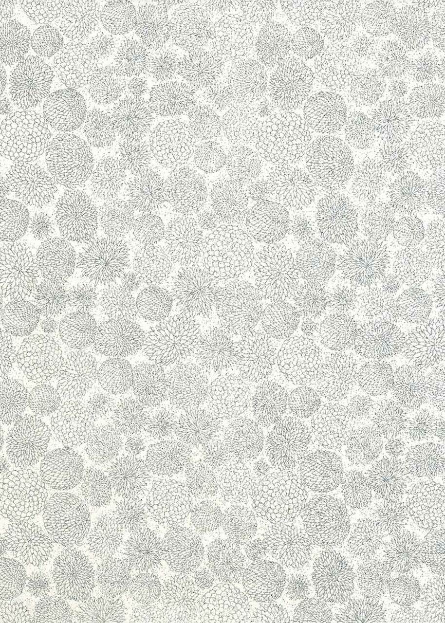 White- Silver Flowers