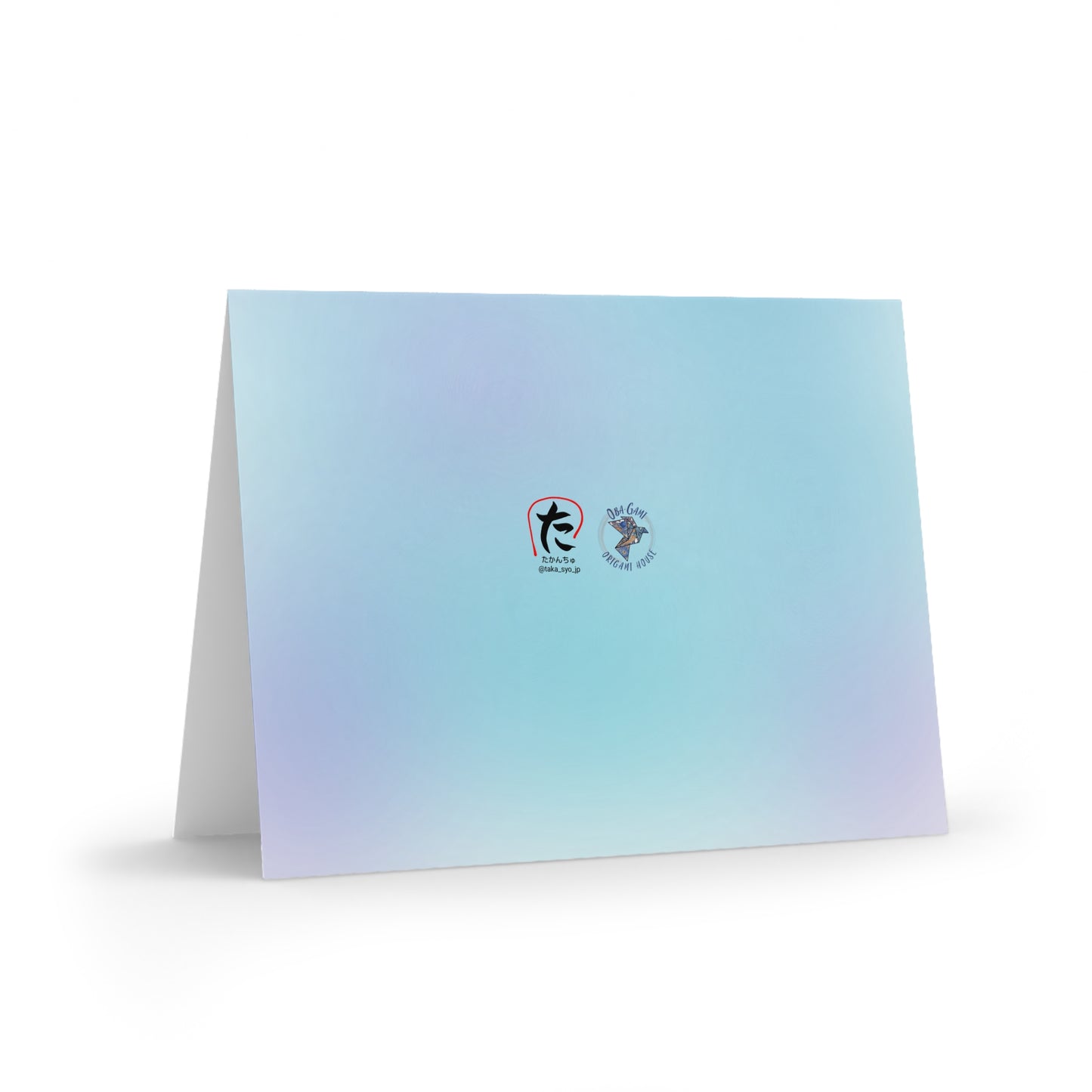 Japanese Greeting Cards: Happy Birthday! Blue (8, 16, and 24 pcs)