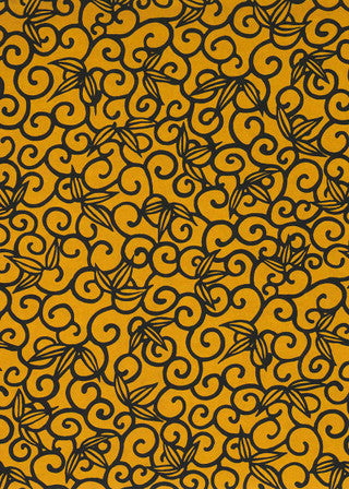 Yellow- Karakusa Leaves