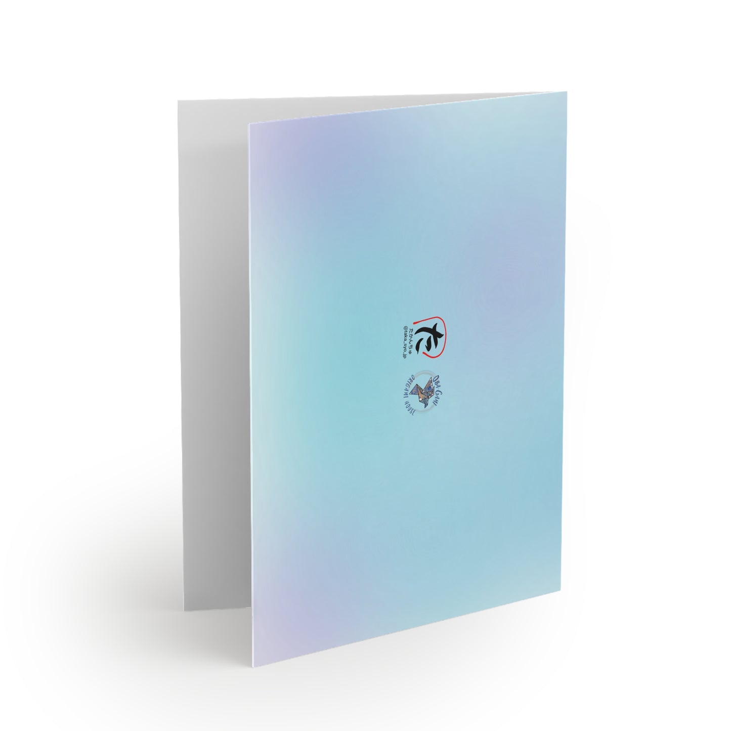 Japanese Greeting Cards: Happy Birthday! Blue (8, 16, and 24 pcs)