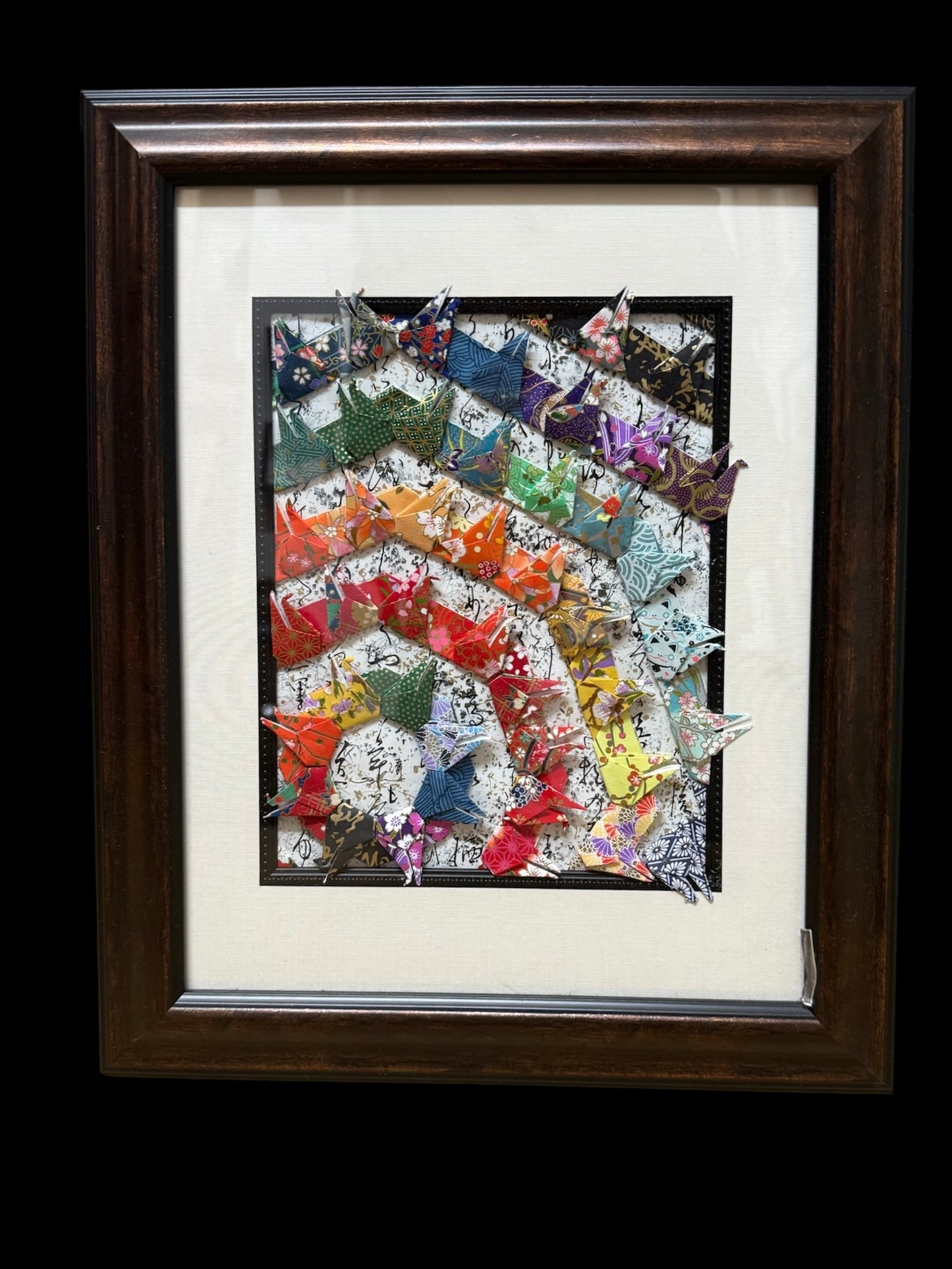 Out of Cage — 2D Origami Crane Art