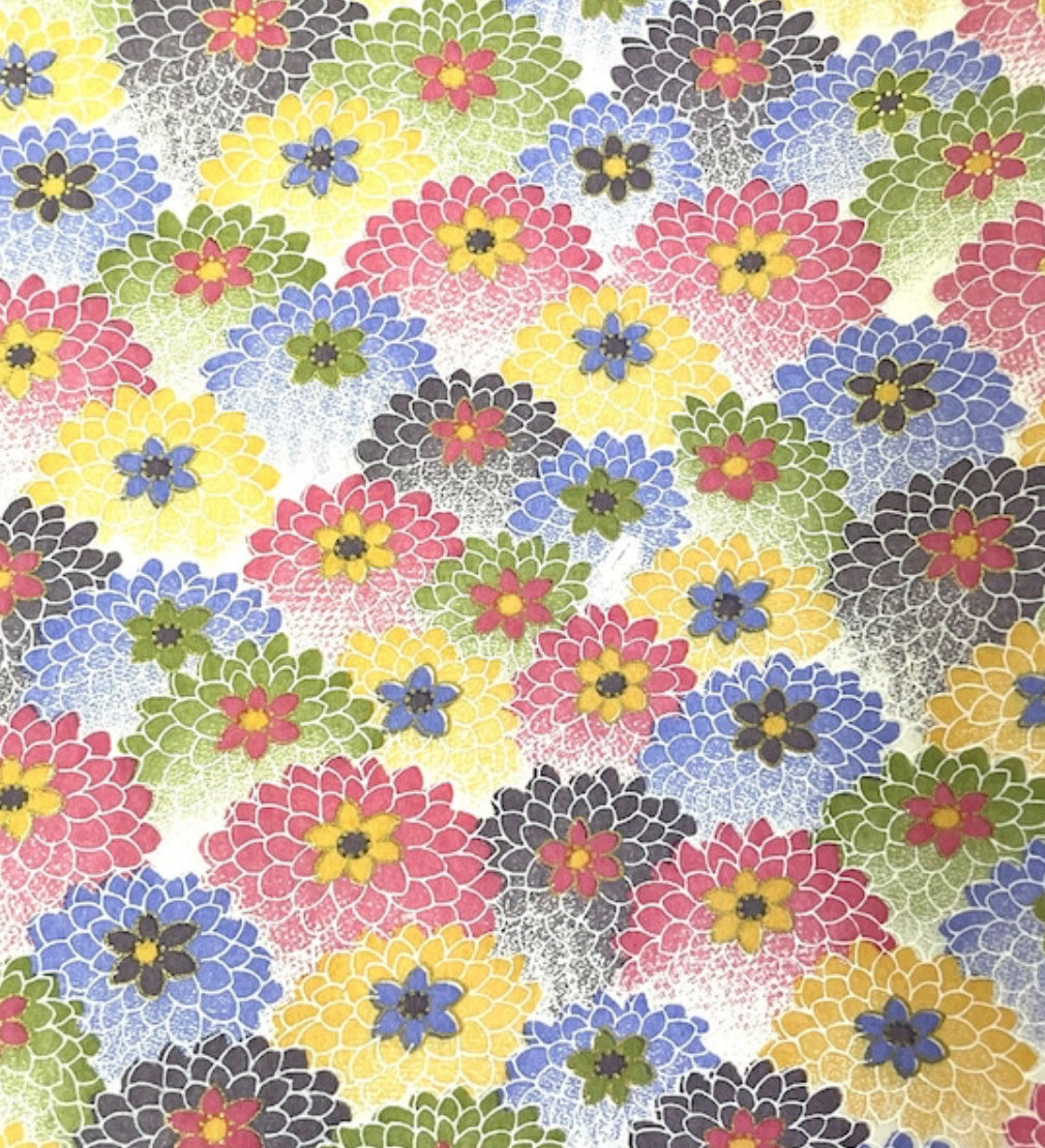 Yellow- Multi Colors Flowers