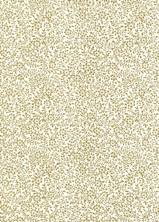 White- Gold Flowers