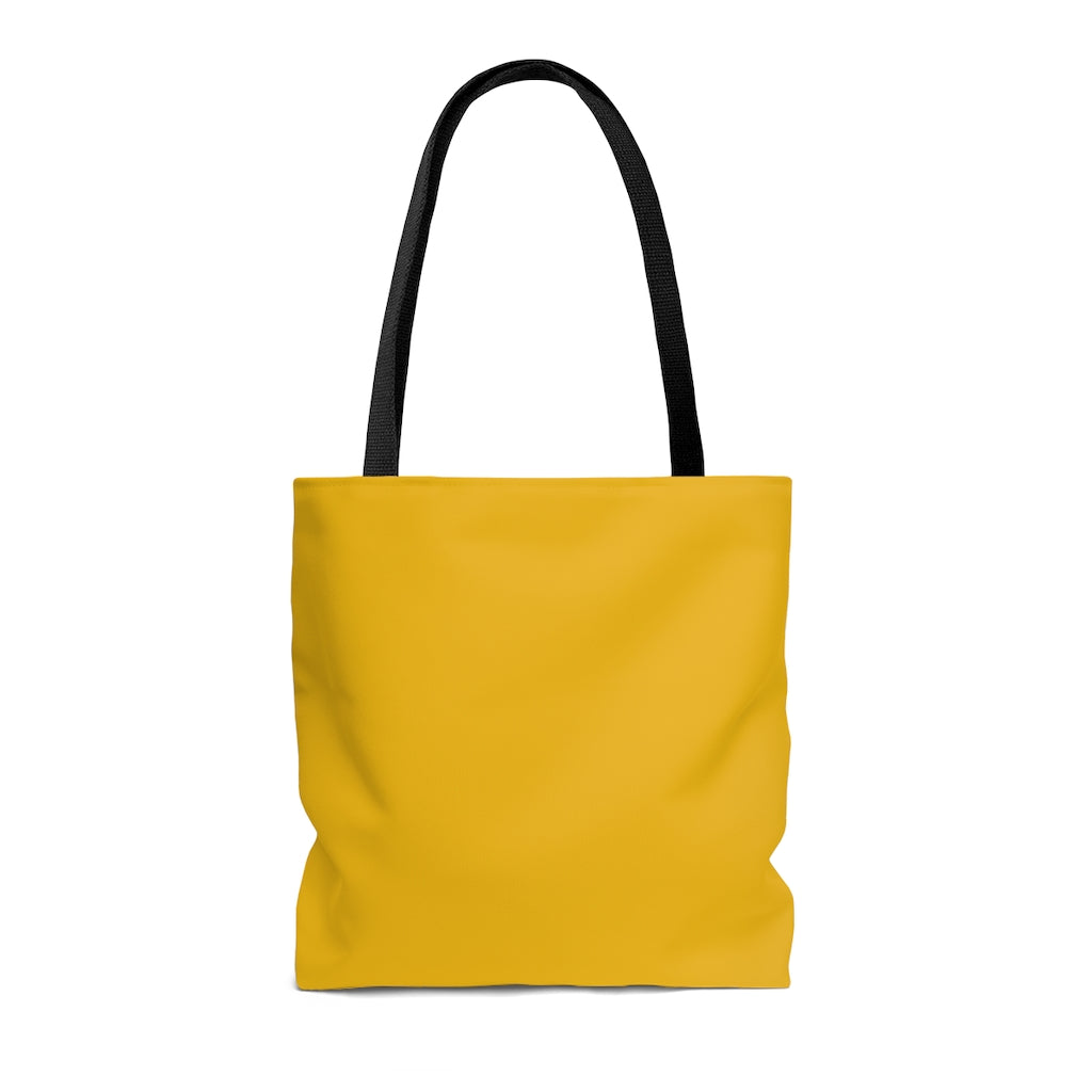 Japanese Tote Bag: Life Is A Treasure (Yellow)