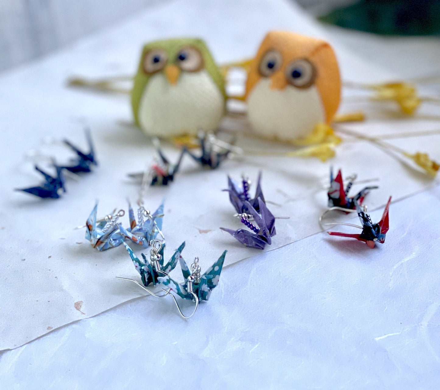 Yellow-White Cranes
